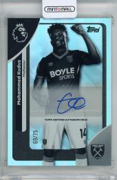 2025-26 Topps English Premier League Mohammed Kudus Autographs Black and White #ACMK【69/75】