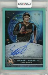 2024 Topps Pro Debut Samuel Basallo Future Cornerstones Autographs Aqua Foil #FCASB【09/75】