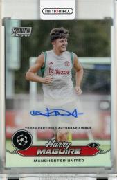 2023-24 Topps Stadium Club Chrome UEFA Champions League Harry Maguire Autographs #CAHM