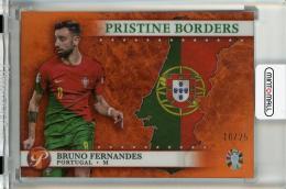 2023 Topps Pristine Road to Euro '24 Bruno Fernandes Pristine Borders Orange Refractors #PBBF【10/25】