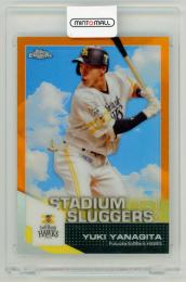 2021 TOPPS Chrome NPB 福岡ソフトバンクホークス 柳田悠岐 Stadium Sluggers Orange Refractor 8/25