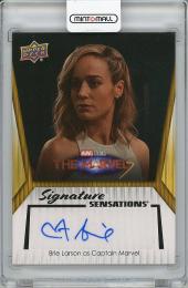 【裏面微スレあり】2024 UPPER DECK Marvel Studios Series 2 Brie Larson (as Captain Marvel) Autograph