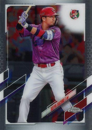 2021 TOPPS NPB CHROME 鈴木誠也 インサートカード REFRACTOR