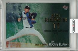 BBM ルーキーエディション 2014 大谷翔平 Next Generation《初期傷、角つぶれあり》 北海道日本ハムファイターズ
