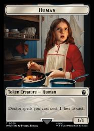 【WHO】【ENG】【Foil】《人間トークン/Human Token》No.005