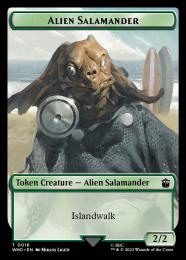 【WHO】【ENG】《エイリアン・サラマンダートークン/Alien Salamander Token》No.016