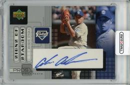 【ダメージ(折れ)あり】2005 UPPER DECK Pros & Prospects Akinori Otsuka Autograph