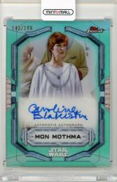 2022 Topps Finest Star Wars Caroline Blakiston(Mon Motham) Authentic Autograph【143/199】