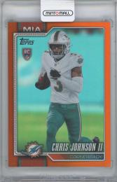 2026 TOPPS Orange Holo Foil #356 / CHRIS JOHNSON II(Miami Dolphins) 【24/25】