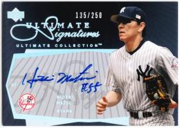 2003 UPPER DECK Ultimate Collection Hideki Matsui Signature 250枚限定 /135