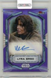 2022 Topps Finest Star Wars Valene Kane(Lyra Erso) Authentic Autograph【157/299】