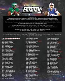 ◆予約◆NFL 2025 FANATICS UNDER WRAPS EMANATE 8×10