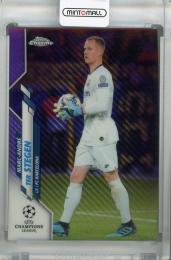 2019-20 Topps Chrome UEFA Champions League FC Barcelona Marc-Andre ter Stegen Base Purple Carbon Fiber(パラレル版)