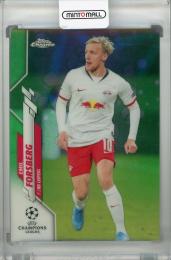 2019-20 Topps Chrome UEFA Champions League RB Leipzig Emil Forsberg Base Green Bubbles(パラレル版)