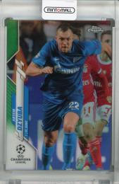 2019-20 Topps Chrome UEFA Champions League FC Zenit Artem Dzyuba Base Green(パラレル版) 42/99