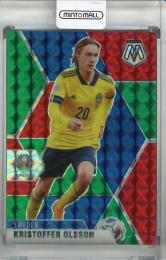 2021 Panini Mosaic UEFA Euro 2020 Choice Sweden Kristoffer Olsson Base Red & Green(パラレル版)