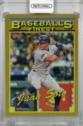 2024 Topps Finest Juan Soto What If…1993 Finest Prototypes Gold Refractors #93-9 ※初期傷あり【46/50】 New York Yankees