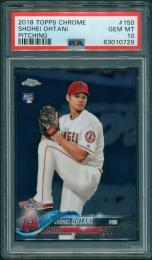 2018 TOPPS Chrome  Shohei Ohtani #150【PSA10】 Los Angeles Angels