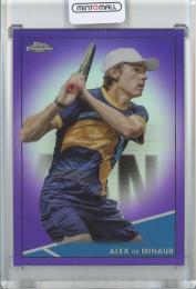 2021 Topps Chrome Tennis  Alex De Minaur Purple Refractor 074/199