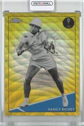 2021 Topps Chrome Tennis  Nancy Richey Gold Wave Refractor 47/50