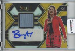 2023 Panini Select WWE  Bayley Gold Jersey Autograph 07/10