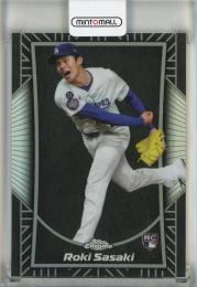 2025 Topps Chrome Roki Sasaki Shadow Etch #SE15 Los Angeles Dodgers