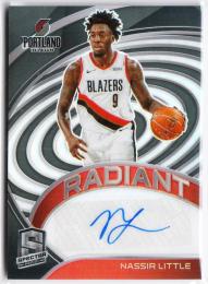 2020-21 PANINI Spectra Nassir Little Radiant Signature 99枚限定 /31