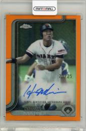 2025 TOPPS CHROME 松井 秀喜 直筆サインカード【21/25】 読売ジャイアンツ