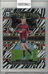 2023-24 PANINI SELECT SERIE A  Francesco Camarda Zebra Prizm #3 RC 【14/20】 AC Milan