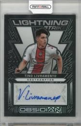 2022-23 PANINI OBISIDIAN Tino Livramento Auto #LS-TLO【195/199】 Southampton