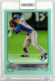 2022 TOPPS NPB CHROME 水野達稀 Aqua Refractor【101/199】