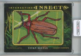 2022 Upper Deck Goodwin Champions  Titan Beetle Interesting Insects Patches IP-69