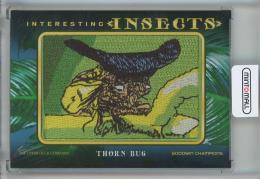 2022 Upper Deck Goodwin Champions  Thorn bug Interesting Insects Patches IP-54