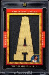 2007-08 Topps Letterman #WC Wilt Chamberlain 14K Gold Letterman【1/1】