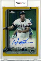 2025 TOPPS NPB CHROME 松井秀喜 直筆サインカード【13/50】
