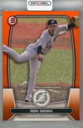 2023 Topps Bowman NPB 佐々木朗希 Orange【24/25】 千葉ロッテマリーンズ