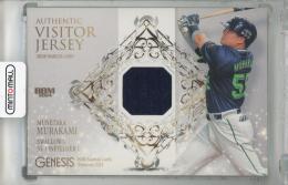 2024 BBM GENESIS 村上宗隆 メモラビリアカード ビジタージャージー【339/350】 東京ヤクルトスワローズ