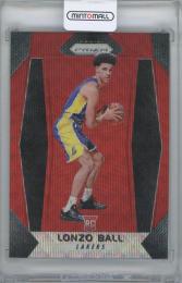 2017-18 PANINI Prizm Prizms Ruby Wave #289 / LONZO BALL(Los Angeles Lakers)