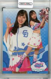 2021 BBM チアリーダー DANCING HEROINE -華- Cheer Dragons MIRAI レギュラーカード ホロPP版 (パラレル版)