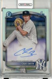 2025 Topps Bowman Chrome Cade Smith Prospect Autographs Refractors #CPACS【402/499】