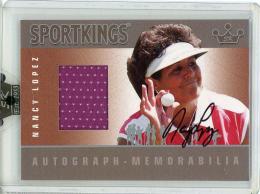 2008 SPORT KINGS  Nancy Lopez Autograph & Tournament Worn Memorabilia (Silver Version) 40枚限定