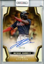 2024 Topps Five Star Michael Harris II Five Star Base Autographs【04/10】 Atlanta Braves