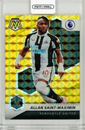 2021-22 Panini Mosaic Premier League	Allan Saint-Maximin	Base No.181 Gold	9/10