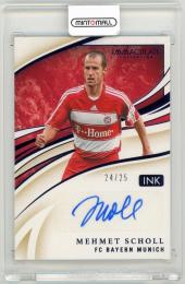 2020 Panini Immaculate Collection Mehmet Scholl Ink Sapphire Parallels【24/25】 FC Bayern Munich