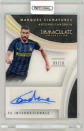 2017 Panini Immaculate Collection Antonio Candreva Marquee Signatures Gold Parallels【9/10】 FC Internazionale