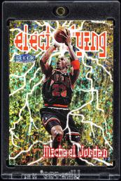 1998-99 Fleer #6 Michael Jordan Electrifying Chicago Bulls