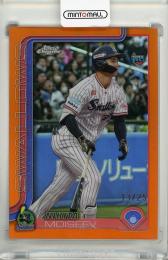 2025 Topps NPB Chrome モイセエフ ニキータ Orange Refractors【13/25】 東京ヤクルトスワローズ