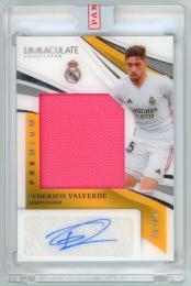 2021PANINI Immaculate Collection Federico Valverde Premium Swatch Autographs【1/25 First Number Card】 Real Madrid