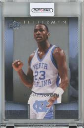 2014-15 Upper Deck Lettermen Michael Jordan #44 North Carolina Tar Heels