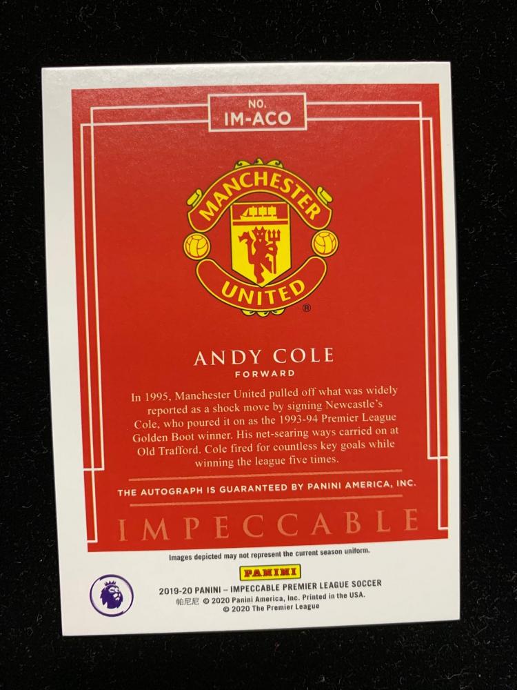 2019-20 Panini Gold Soccer Standard Cole - Checklist, ⁄ Premier